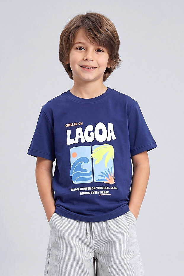 Boy's Half over T-Shirt