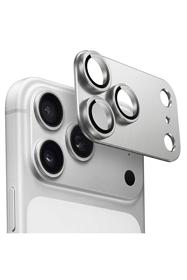Camera Lens Protector for iPhone 17 Pro [All-in-one Frosted] -Silver
