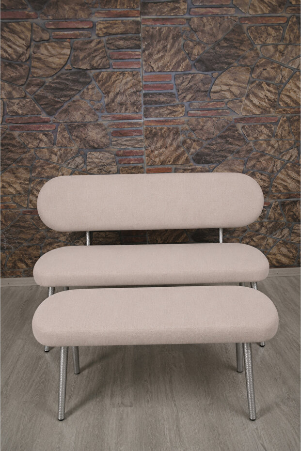 Cushion and Pouf Set Cover Set