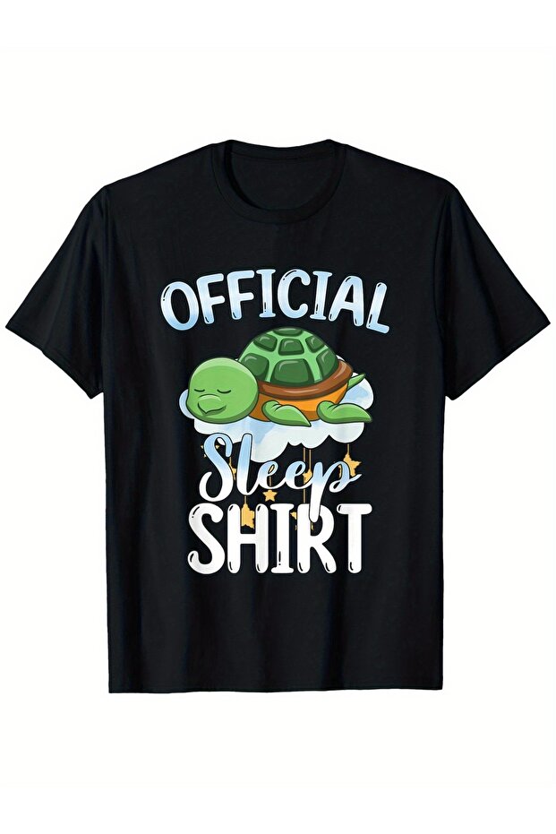 Turtle-print T-shirt - 1