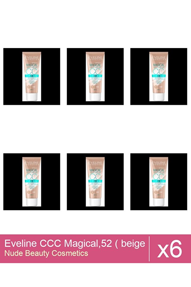 Set 6x Eveline CCC Magical,52 ( beige ) , 30 ml - 1