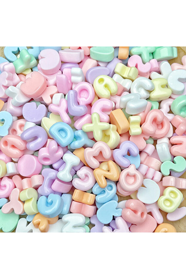 A1 New20Pcs Mini Letters Mixed Resin Accessories ABCD English Letter Decals DIY Cream Glue Phone Cas