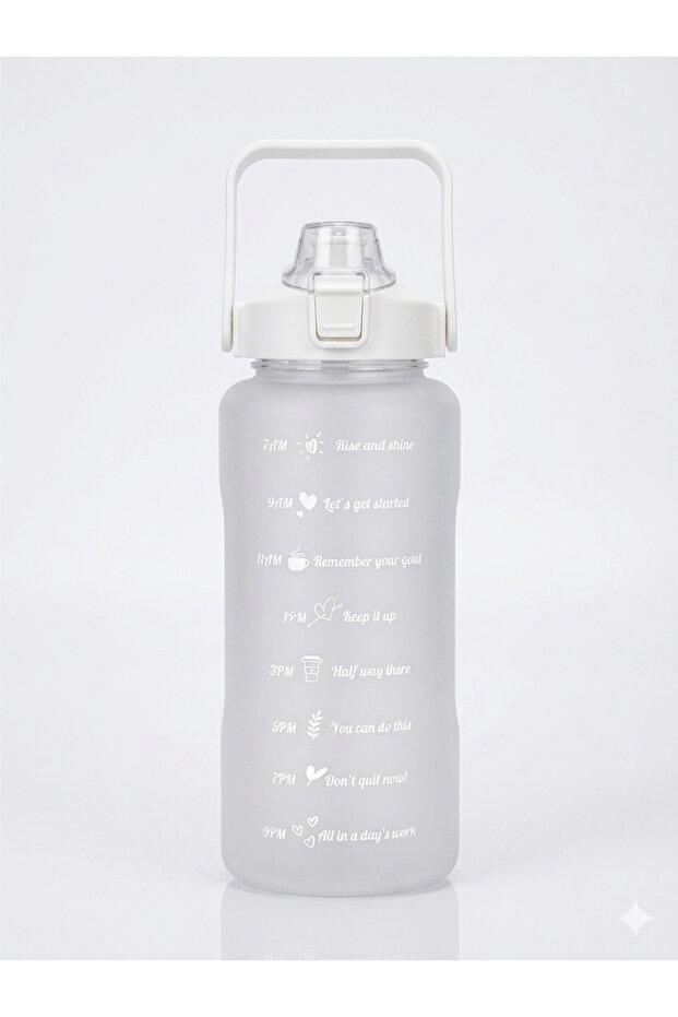 2 Lt Motivational Sports Water Bottle Bpa Free