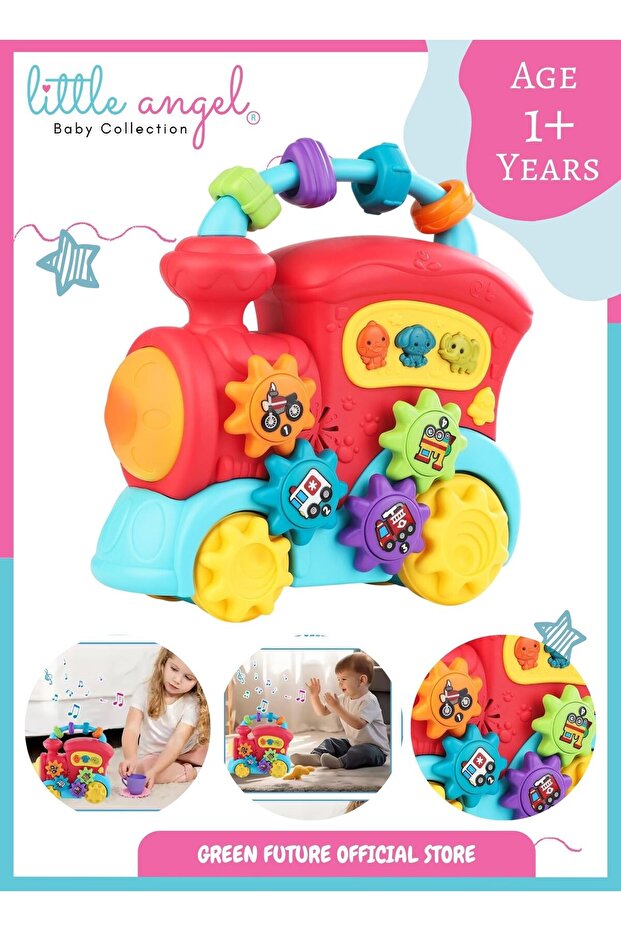 Baby Musical Toy Interactive Train for Early Learning Fun