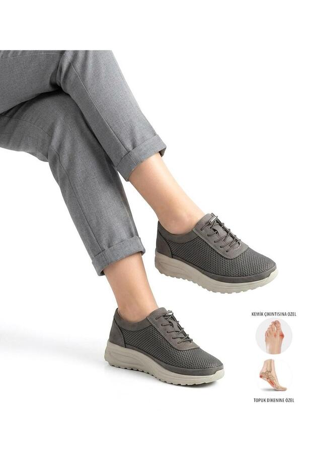 Mira Orthopedic Women's Leather+Cotton Woven Knitwear Shoes Are Suitable for Heel Spurs and Bone Protrusions