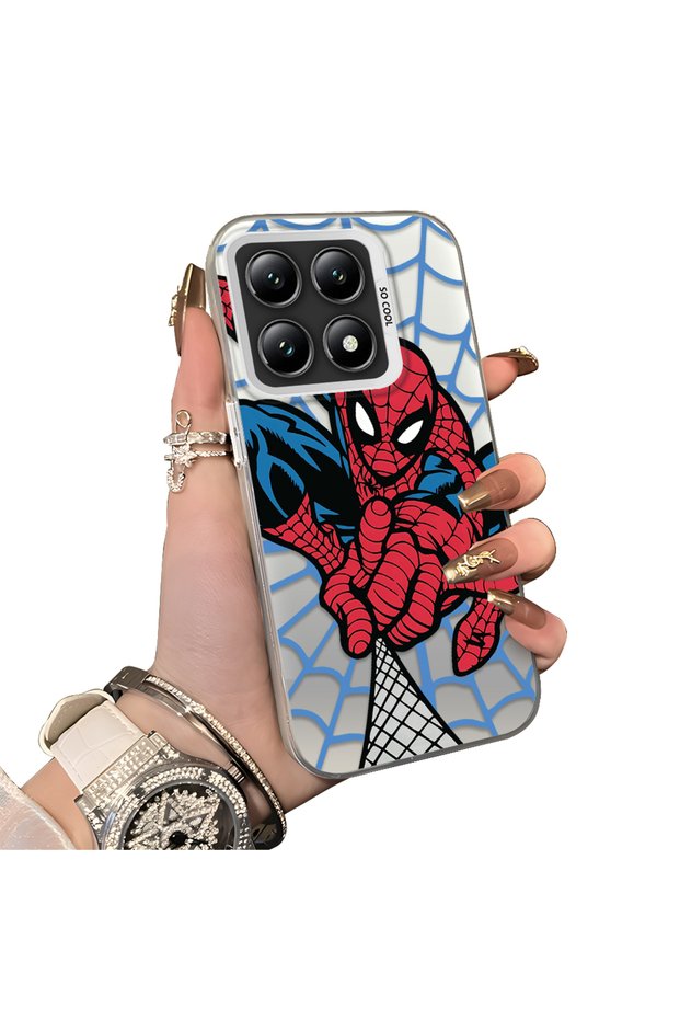 Xiaomi Mi 14t Compatible Hard Acrylic Back Silicone Edge Lens Protection Case