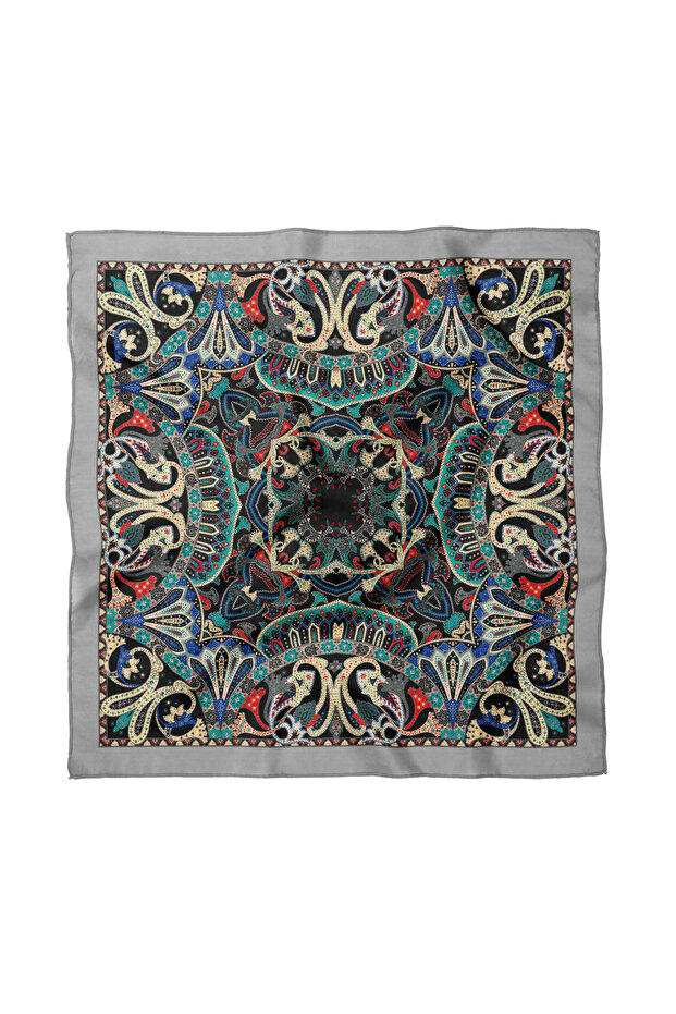 وشاح/باندانا بنقوش عرقية 50x50 سم