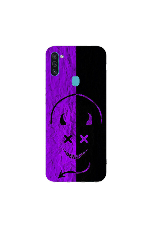 Samsung Galaxy M11 Compatible Devil 3 Design Transparent Case