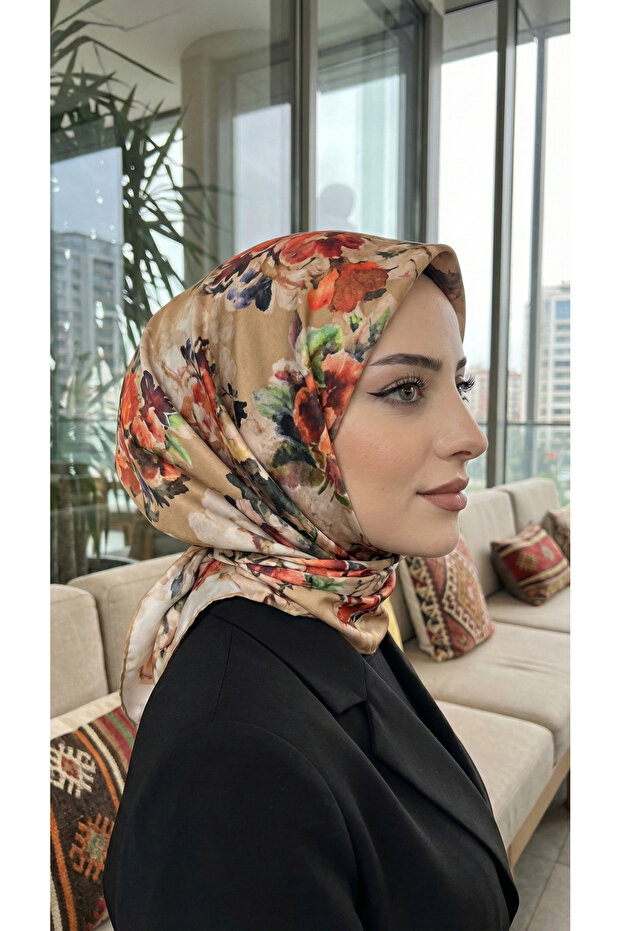 وشاح ناعم منقوش - 101