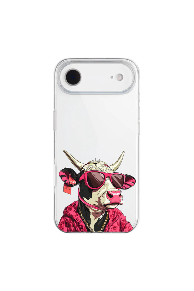 Cool Animal 3 Design Transparent Case Compatible with iPhone 17 Air