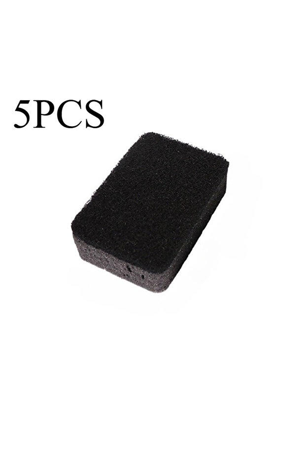5PCS 5Pcs Black and Gray Cleaning Sponges - Powerful Stain Removal and Oil Absorption, Specially Des