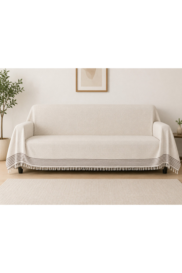 100% Cotton Sofa Cover Set - 2