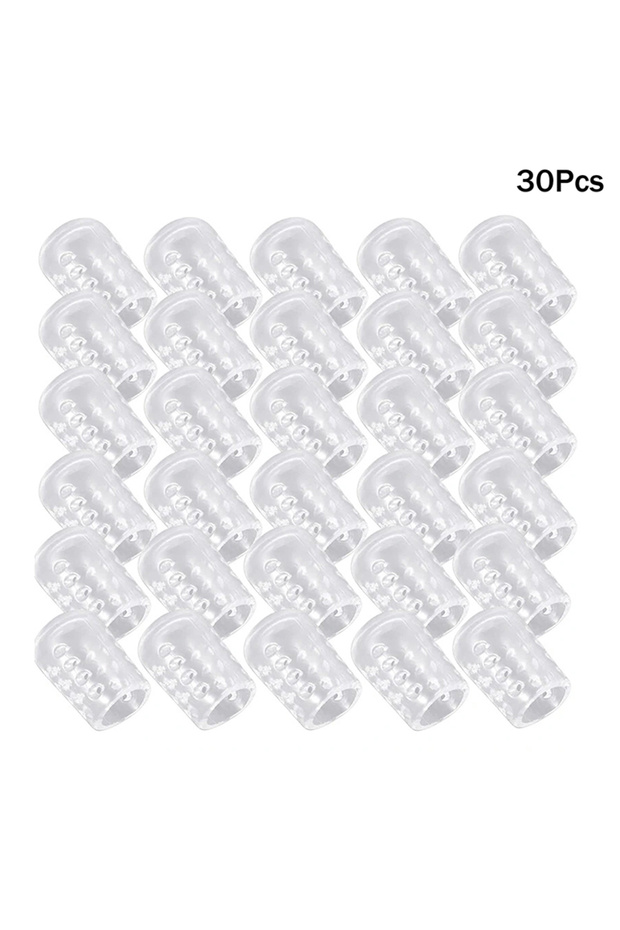 30Pcs 2-100Pieces Silicone Anti Friction Toe Protector Gel Breathable Toe Caps Covers Foot Care Fing
