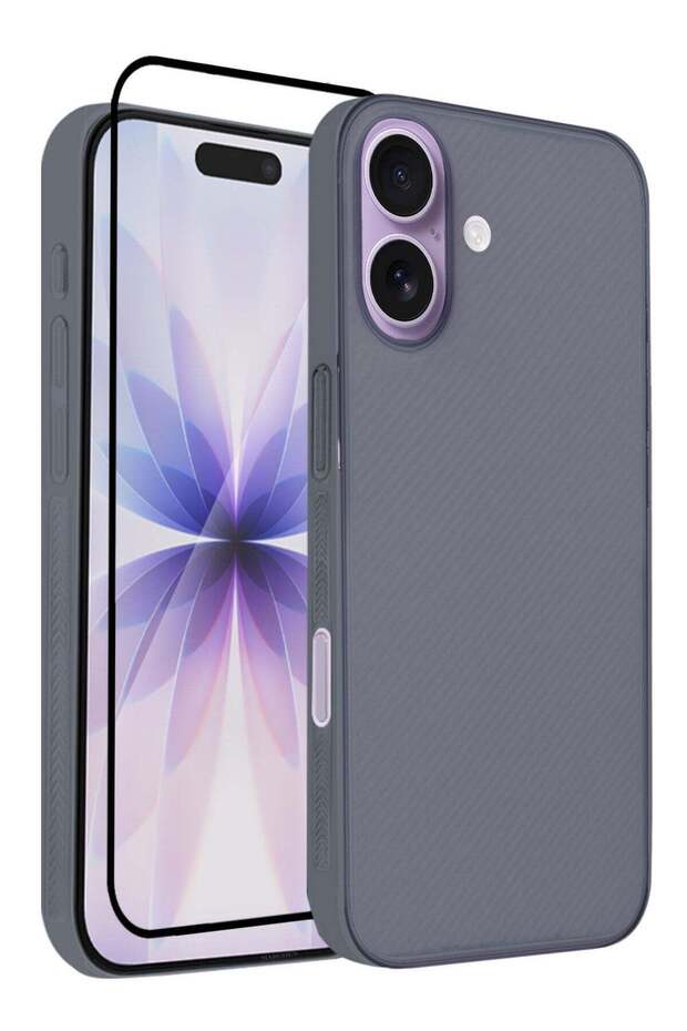 2 Packs Case Cover for iPhone 17 - Sturdy Durable Ultra-Thin Air Skin Line Transparent Back Cover