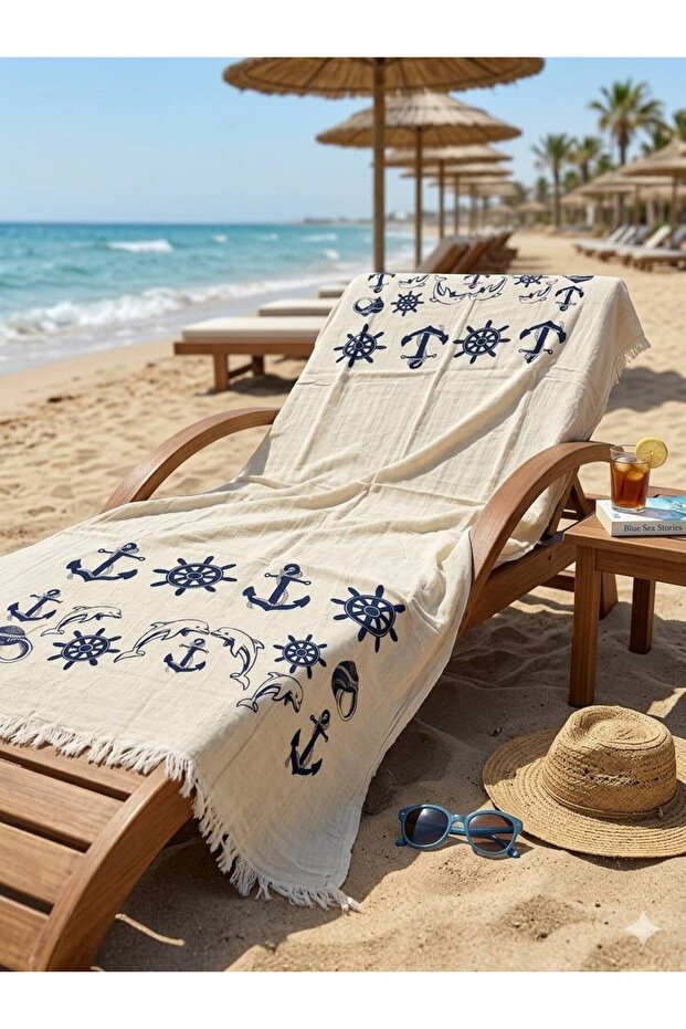 Muslin Peshtemal Printed 100% Cotton Beach Towel