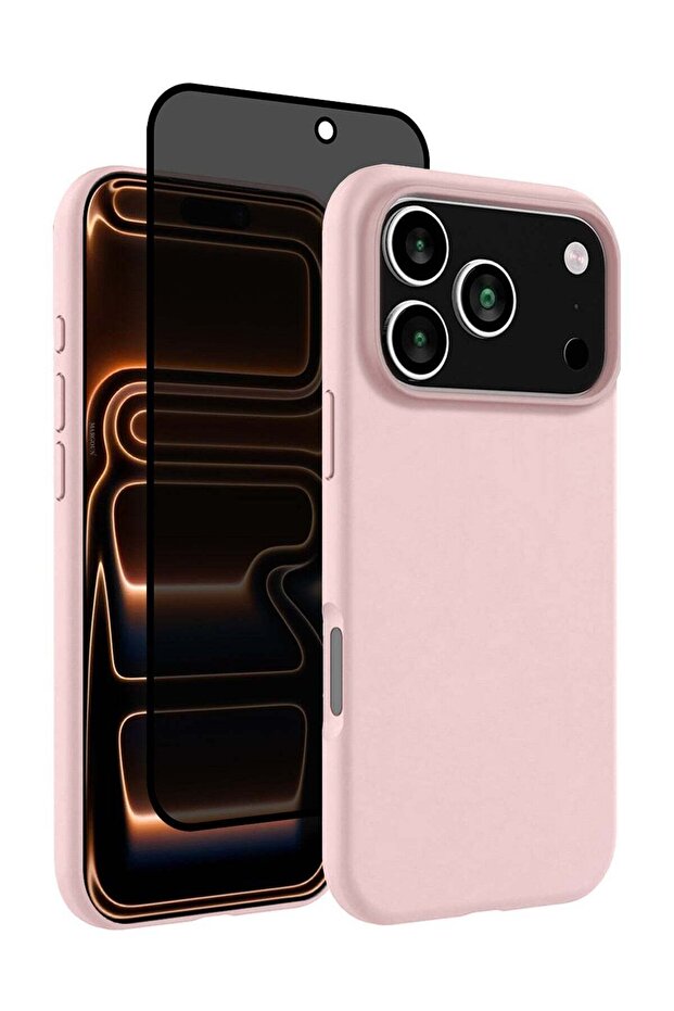 2 Packs Silicone Protective Phone Case for iPhone 17 Pro - Soft Anti-Scratch Microfiber Lining
