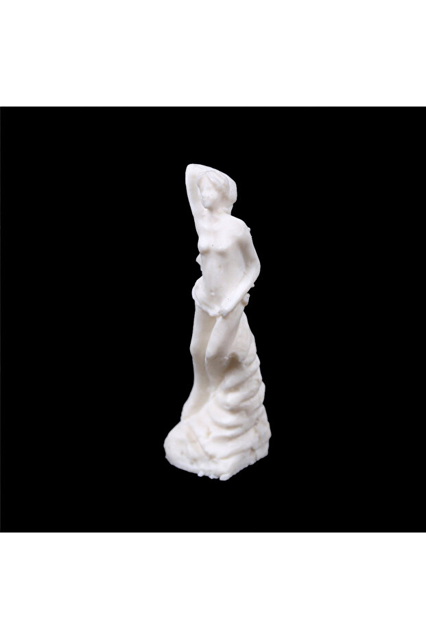 1pc TL 1pc White Miniature Dollhouse Accessories Scene Model Resin Goddess Statue Toy Girl Gift