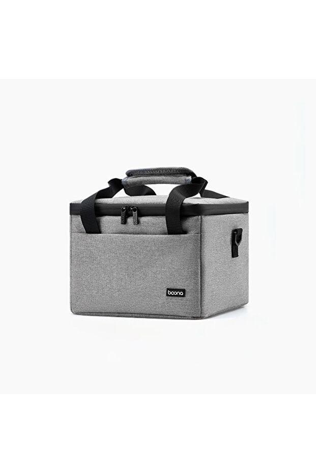 Gray BOONA One Shoulder Oxford Projector Storage Bag For XGIMI H JMGO B Series Portable Projector Du