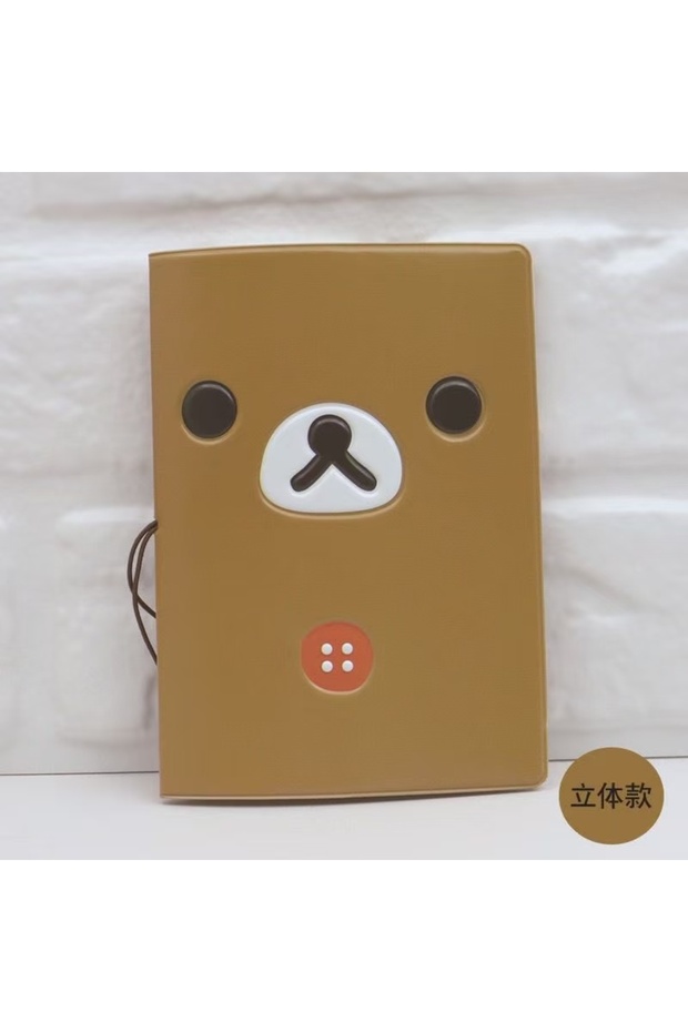3D style A Kawaii Rilakkuma Cartoon Passport Protective Cover Waterproof Travel Decoration Periphera