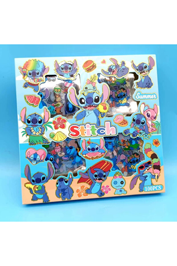 100 Sheets Stickers Kit, Vinyl Cartoon Aesthetic Decorative Sticker Set.