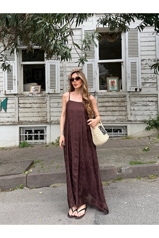 Rochie maro brodată - 3437 - 6
