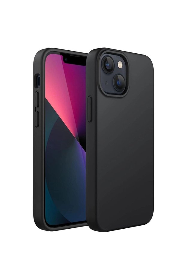 Apple iPhone 14 Plus Case First Silicone - Black