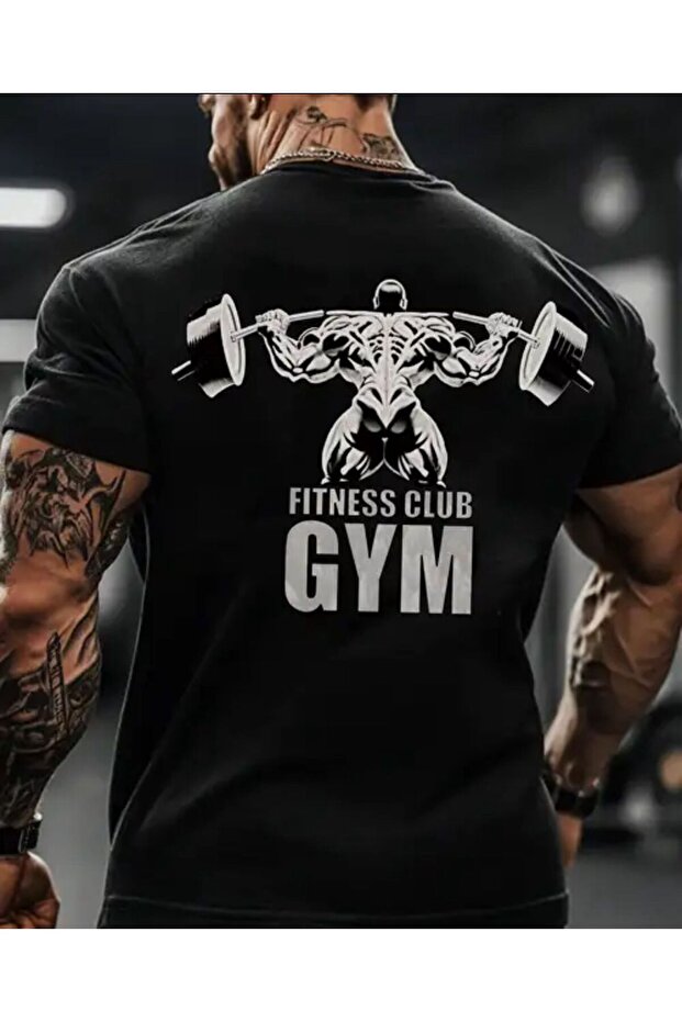 Men's a Quality Premium Gym Printed Oversize T-Shirt