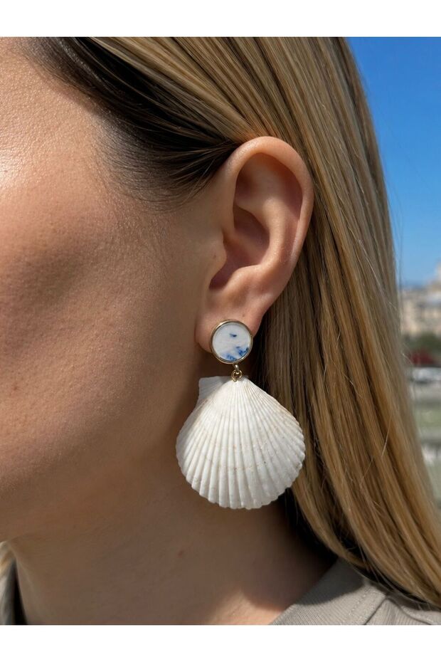 Seashell Summer Earrings - 1