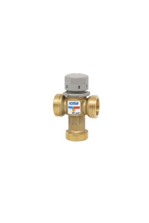 1 1/4" Thermostatic mixer with male connections (30-60 ° C).