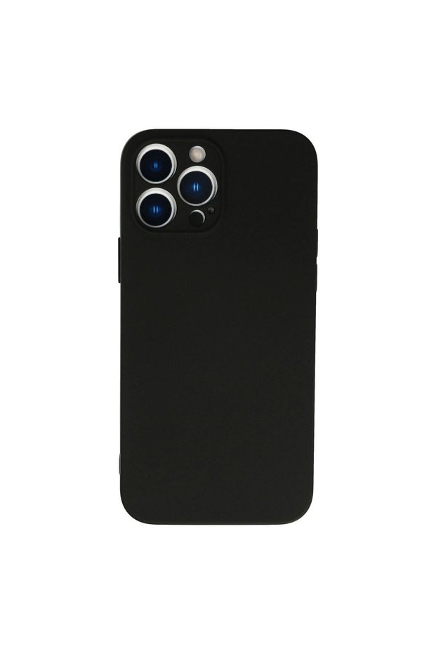 Apple iPhone 13 Pro Case Nano Velvet Silicone - Black