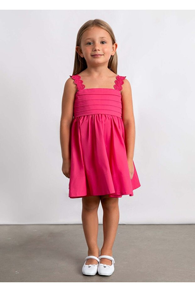 Girl's Strap Dress Pink