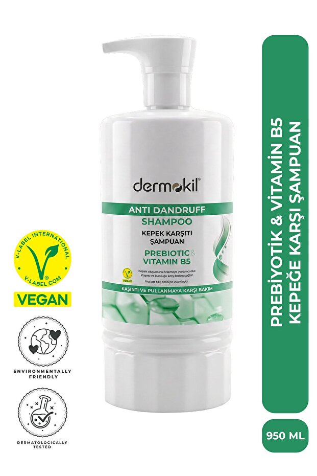 Prebiotic & Vitamin B5 Anti-Dandruff Shampoo 950 ml