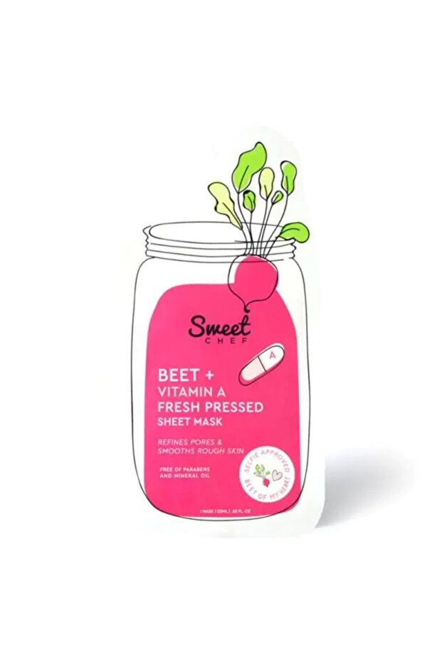 Beet + Vitamin A Fresh Pressed Sheet Mask, 1 Mask