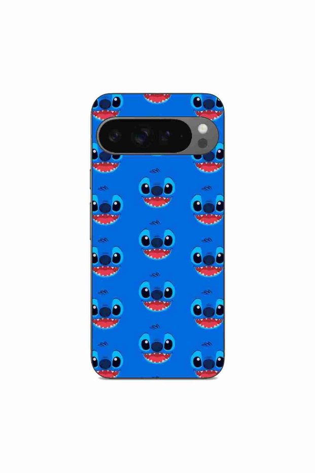 Case compatible with Google Pixel 9 Pro XL Silicone Gel Tpu Pattern Stitch Face Pattern