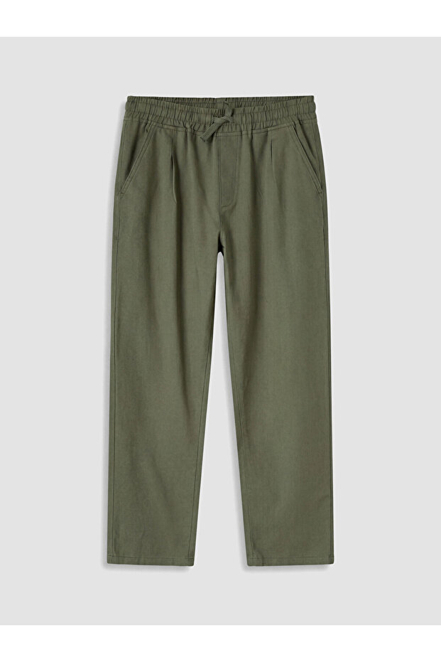 Peak New Season Boys' Linen Mixed Material Pants