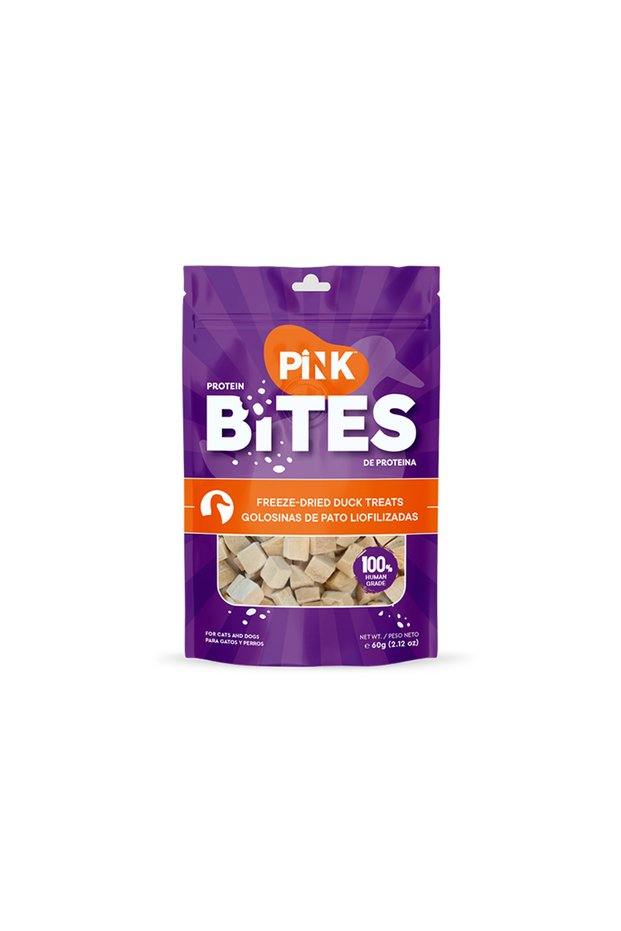 Cat & Dog Treats Freeze-Dried, Pure & Natural High-Protein Pet Snacks, 60g (Duck)