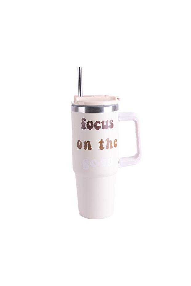 Travel Mug with a straw 852 ml from Solana