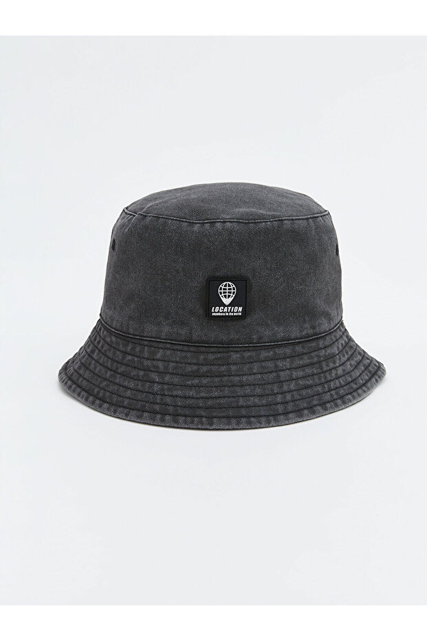 Özmarka New Season Embroidered Men's Bucket Hat