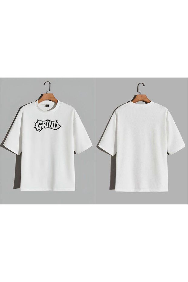 Grind Printed Oversized T-Shirt