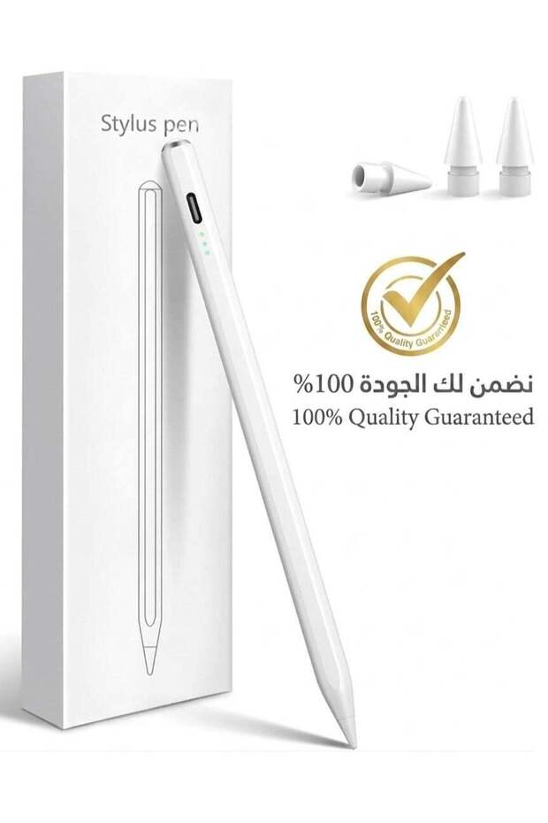 قلم ايباد متوافق مع ايباد (2018-2026) بميزه شحن سريع وبطارية عمر طويل يدعم فقط ايباد ابل وغير متوافق مع أندرويد لايدعم أندرويد هواوي وهونر