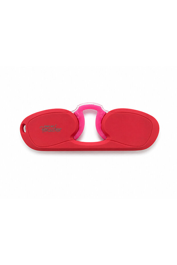 FIND MY Reader Rectangle Nose clip-on Reading Glass (Pink, 100 x)