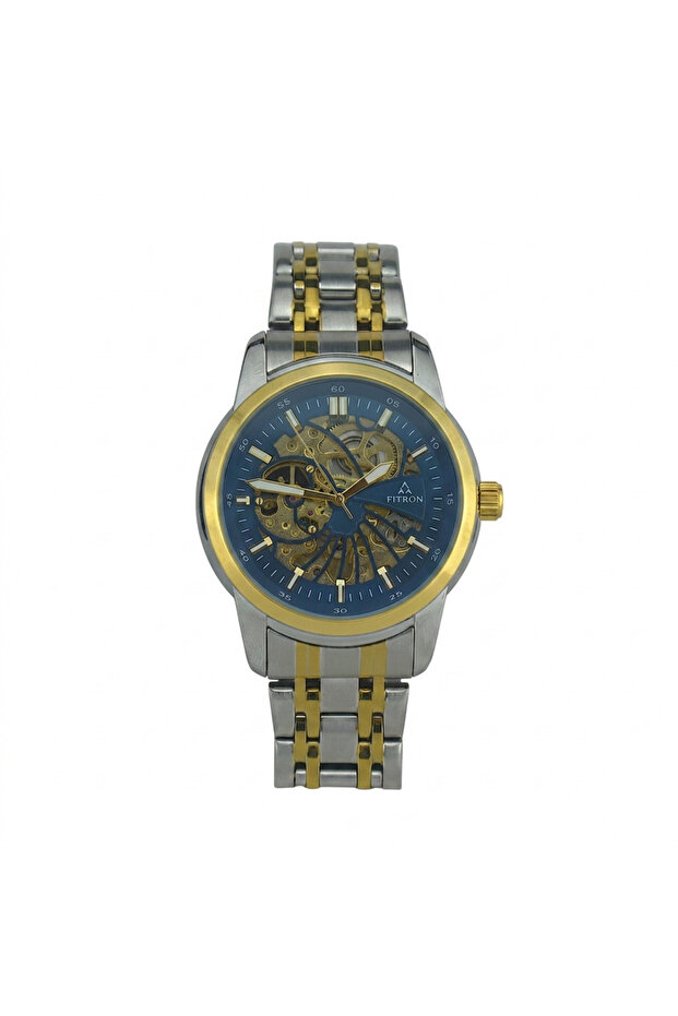 DOMED SKELETON 117178 M BLUE DIAL - MEN'S AUTOMATIC