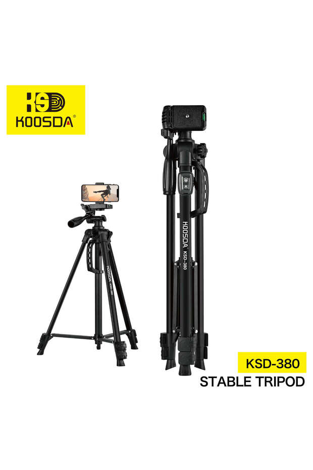 KSD-380 1.8M Stable Tripod – Perfect Support for Photography & Videography