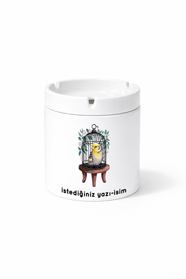 Animal Yellow Canary Double-Sided Printed Ash Tray Ashtray Gift