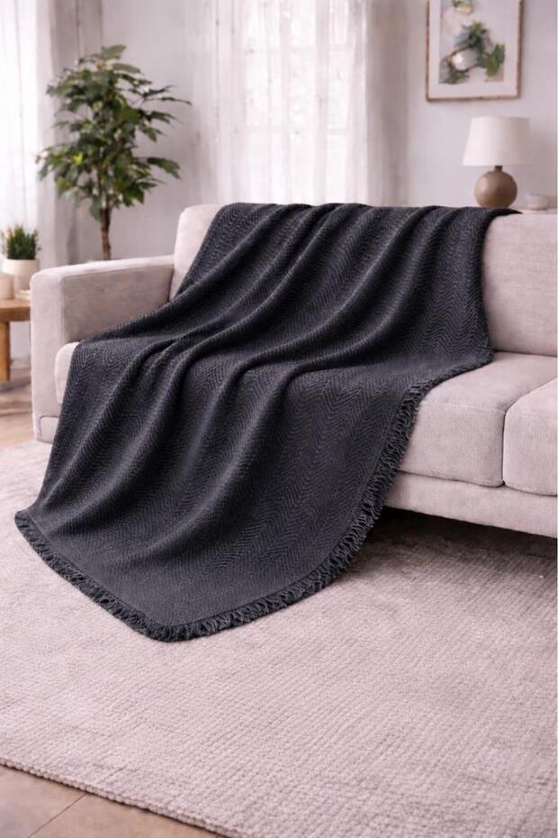 غطاء أريكة إليزا متعدد الأغراض مقاس 170x200 سم أنثراسايت