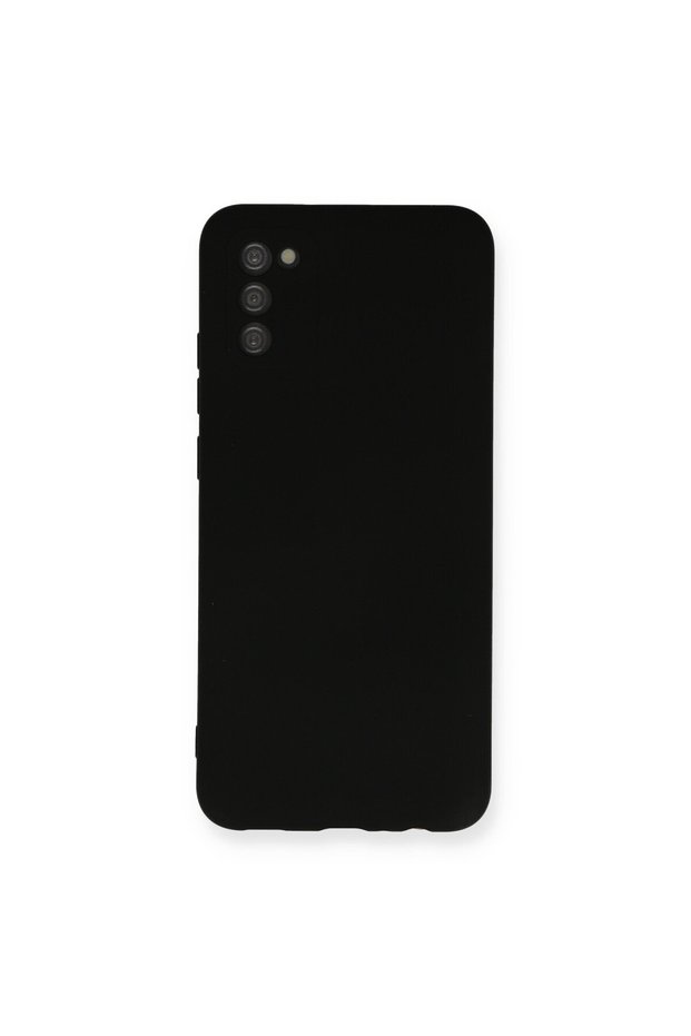 Samsung Galaxy A03S Compatible Case Nano Velvet Silicone - Black