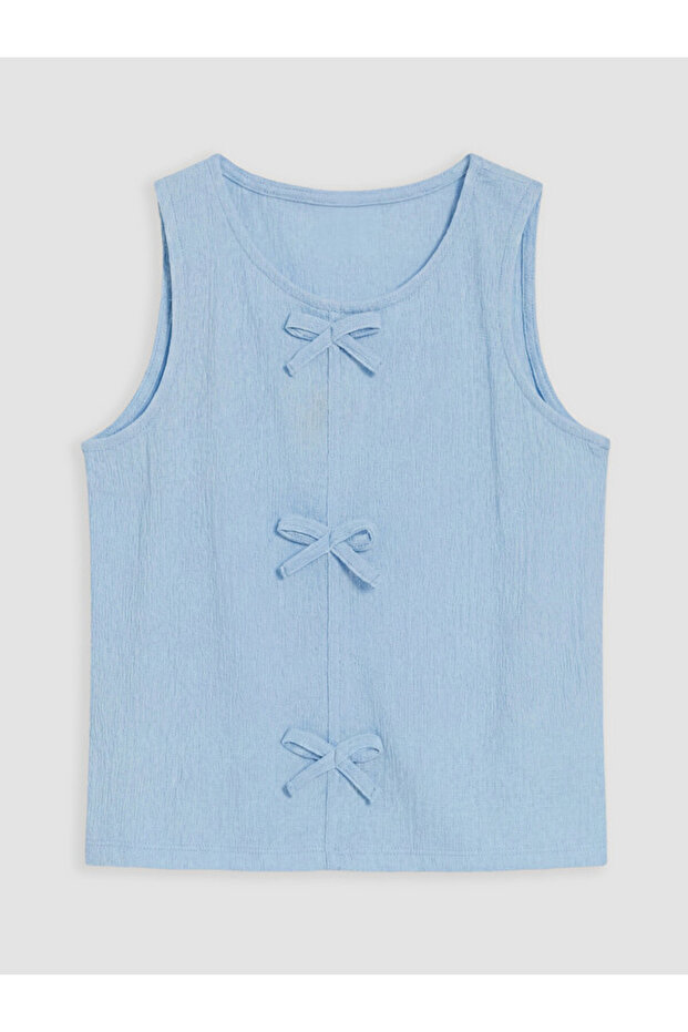 Timeless Clothing & Timeless Choices Zero Roba Collar Bowknot Girls' Undershirt