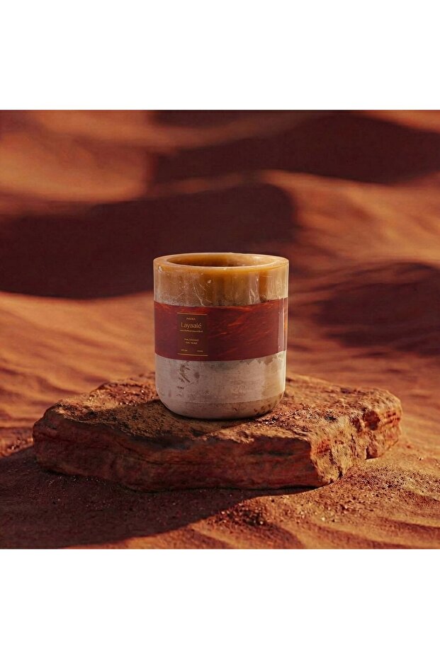 Layaale (1210G) Classic Oud Pillar Candle