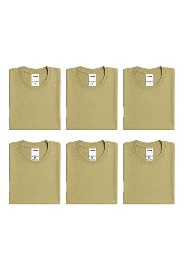 6-Piece Soldier T-Shirt - Standard-Fit Soldier Undershirt Set - Military Underwear