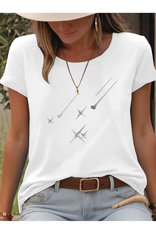 Unisex Comfortable Fit Tshrit Mixed Printed Tshirt